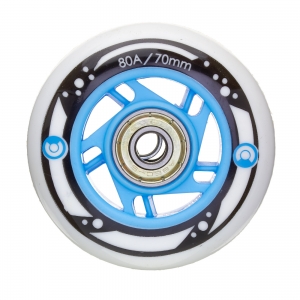 Колесо в сборе MICRO (+ 2 pcs bearing + 1 ps hub) 70mm BLUE for MAJORITY