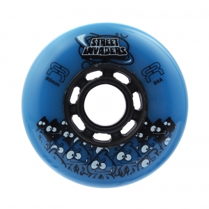 Колеса FR SKATES STREET INVADERS 80mm/84A (BLUE)