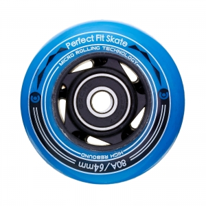 Колесо в сборе MICRO (+ 2 pcs bearing + 1 ps hub) 64mm BLUE for INFINITY