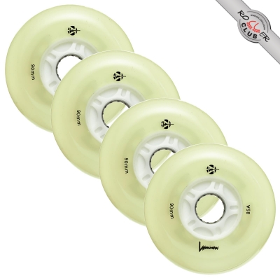 Колеса LUMINOUS 90MM (WHITE/GLOW)
