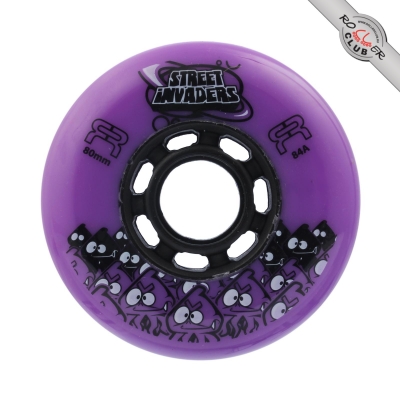 Колеса FR SKATES STREET INVADERS 80mm/84A (VIOLET)