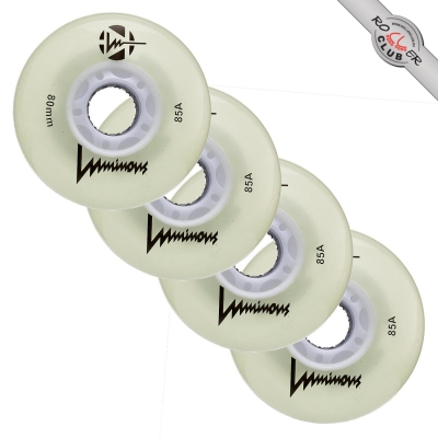 Колеса LUMINOUS 80MM (WHITE/GLOW)