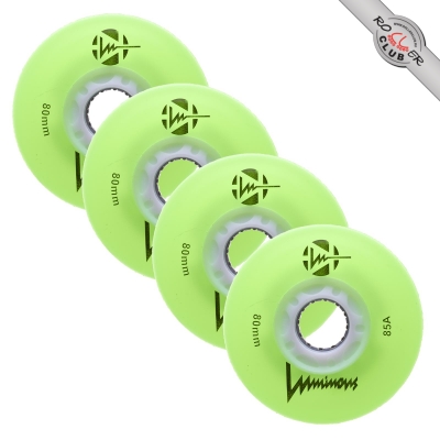 Колеса LUMINOUS 80MM (GREEN/WHITE)