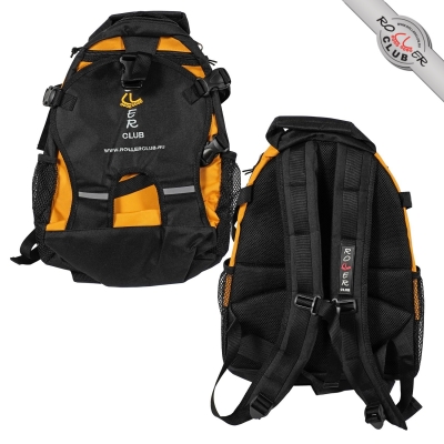 Рюкзак ROLLERCLUB маленький желто-черный