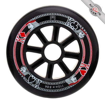 Колеса FR SKATES STREET KINGS 110mm/88A (BLACK/BLACK)