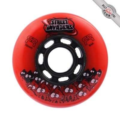 Колеса FR SKATES STREET INVADERS 76mm/84A (ORANGE)