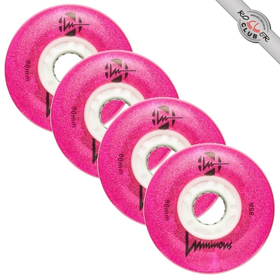 Колеса LUMINOUS 80MM (GLITTER/PINK)
