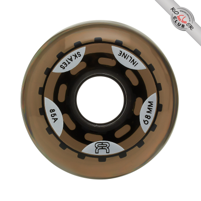 Колеса FR SKATES AXS 68MM/85A TRANSP. BLACK
