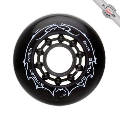 Колеса GYRO Street BB (black) 72mm/84A