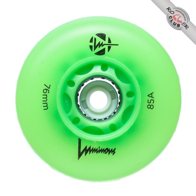Колеса LUMINOUS 76MM (GREEN APPLE/GLOW)