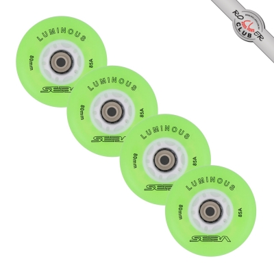 Колеса SEBA LUMINOUS 76MM (GREEN/WHITE)