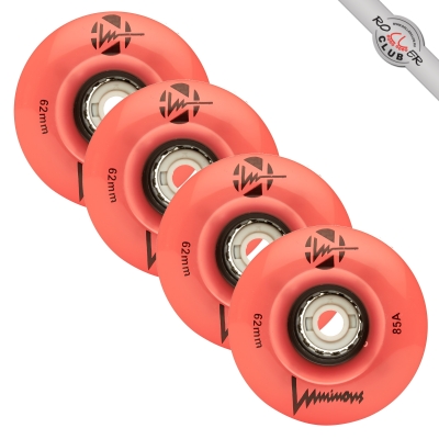 Колеса LUMINOUS LED QUAD 62MM/85A SUNRAY GLOW