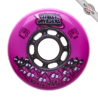 Колеса FR SKATES STREET INVADERS 76mm/84A (PINK)