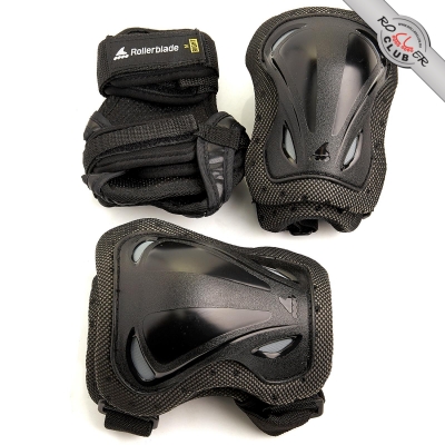Комплект защиты ROLLERBLADE SKATE GEAR 3 PACK black 2021 г.