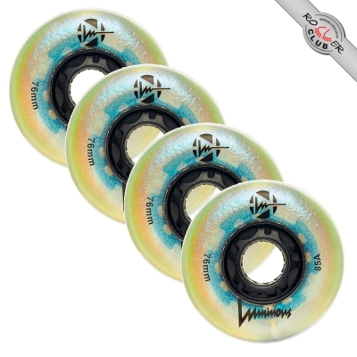 Колеса LUMINOUS 76MM (BLACK/PEARL)