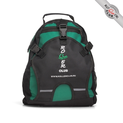 Рюкзак ROLLERCLUB маленький черно-зеленый