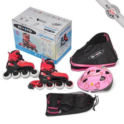 Роликовые коньки MICRO SHAPER-COMBO (red/black)