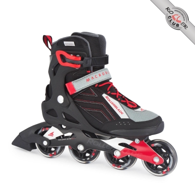 Роликовые коньки ROLLERBLADE MACROBLADE 80 black/red 2017 г.