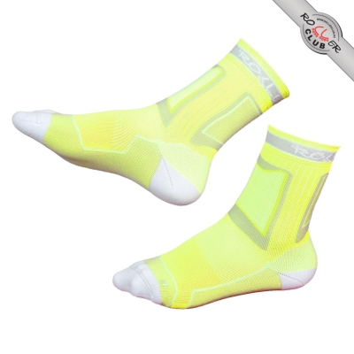 Носки ROLLERCLUB Performance (neon yellow/white)