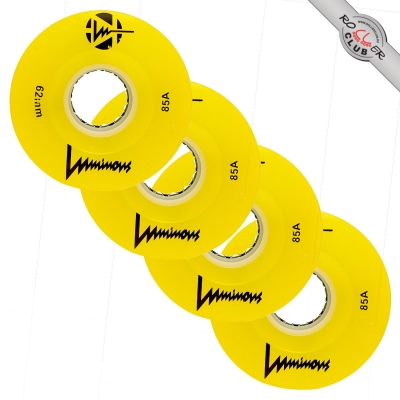 Колеса LUMINOUS LED QUAD 62MM/85A YELLOW