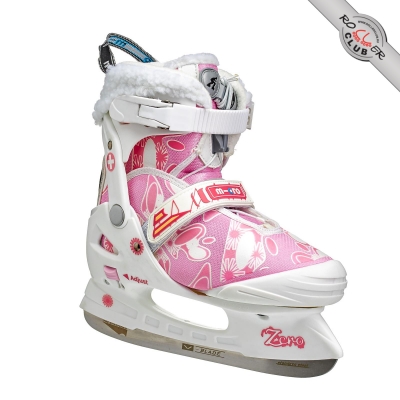 Раздвижные ледовые коньки MICRO ZERO pink
