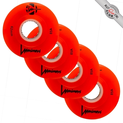 Колеса LUMINOUS LED QUAD 62MM/85A ORANGE