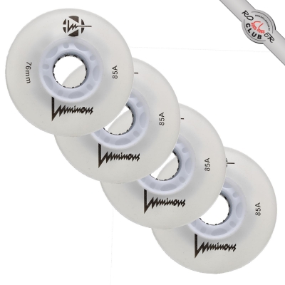 Колеса LUMINOUS 76MM (WHITE/WHITE)