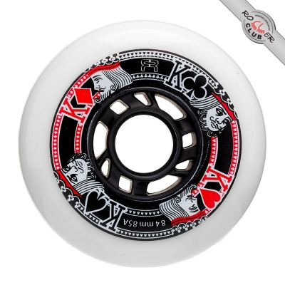 Колеса FR SKATES STREET KINGS 84mm/85A (WHITE/BLACK)