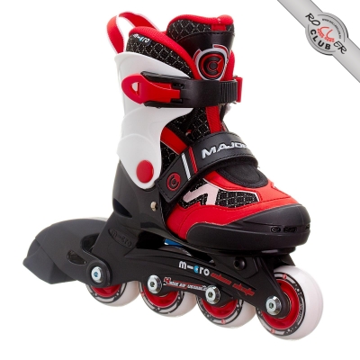 Роликовые коньки MICRO MAJORITY (red/black)