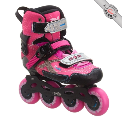 Роликовые коньки MICRO DELTA X Jr (pink/black)