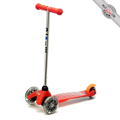 Самокат MICRO Mini Красный LED