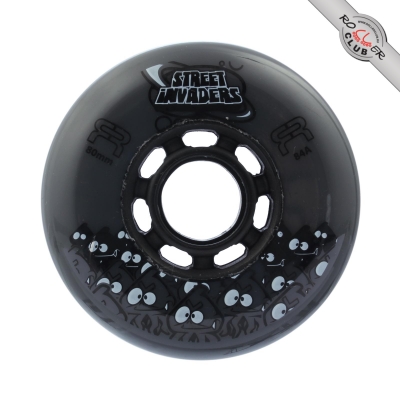 Колеса FR SKATES STREET INVADERS 80mm/84A (GREY)