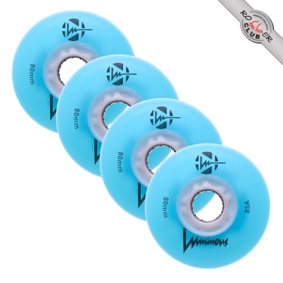 Колеса LUMINOUS 80MM (BLUE/WHITE)