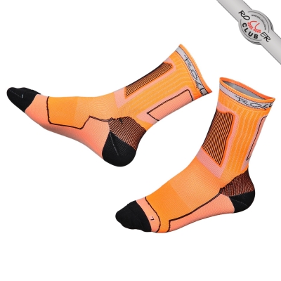 Носки ROLLERCLUB Performance (neon orange/black)