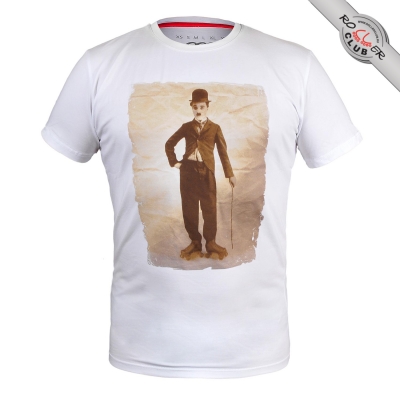 Футболка RC ЧАПЛИН мужская (белая)