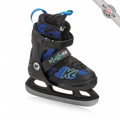 Раздвижные ледовые коньки K2 MARLEE JR ICE camo/blue 2021 г.