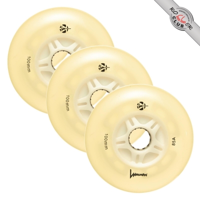Колеса LUMINOUS 100MM (WHITE/GLOW)