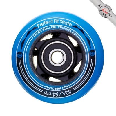 Колесо в сборе MICRO (+ 2 pcs bearing + 1 ps hub) 64mm BLUE for INFINITY