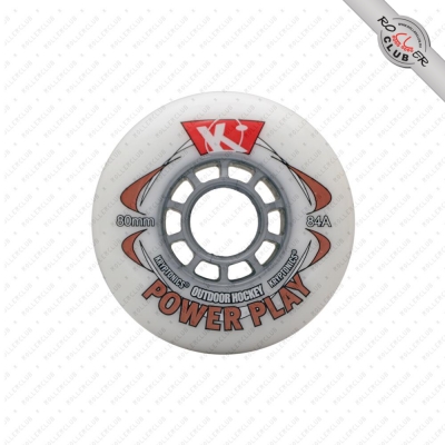 Колеса KRYPTONICS POWERPLAY OUT 80мм/84A white/silver