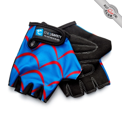 Перчатки CRAZY SAFETY DRAGON (синий)