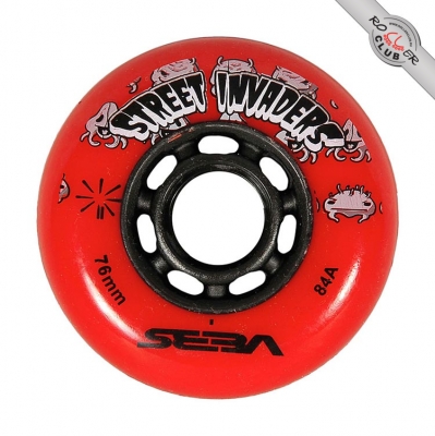 Колеса SEBA STREET INVADERS, red 76mm