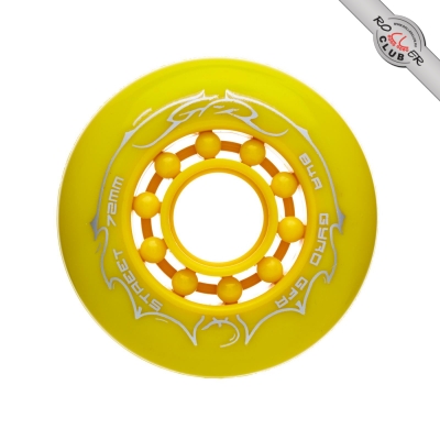 Колеса GYRO STREET yellow 72mm/84A