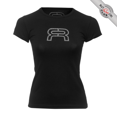 Футболка FR SKATES женская со стразами (black)