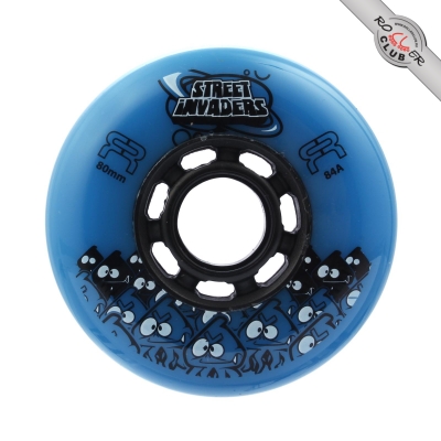 Колеса FR SKATES STREET INVADERS 80mm/84A (BLUE)