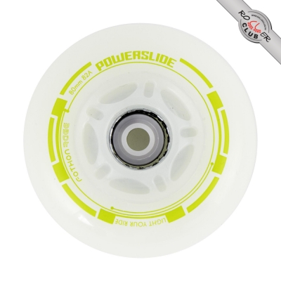 Колеса POWERSLIDE FOTHON Envy, green LED, 76mm